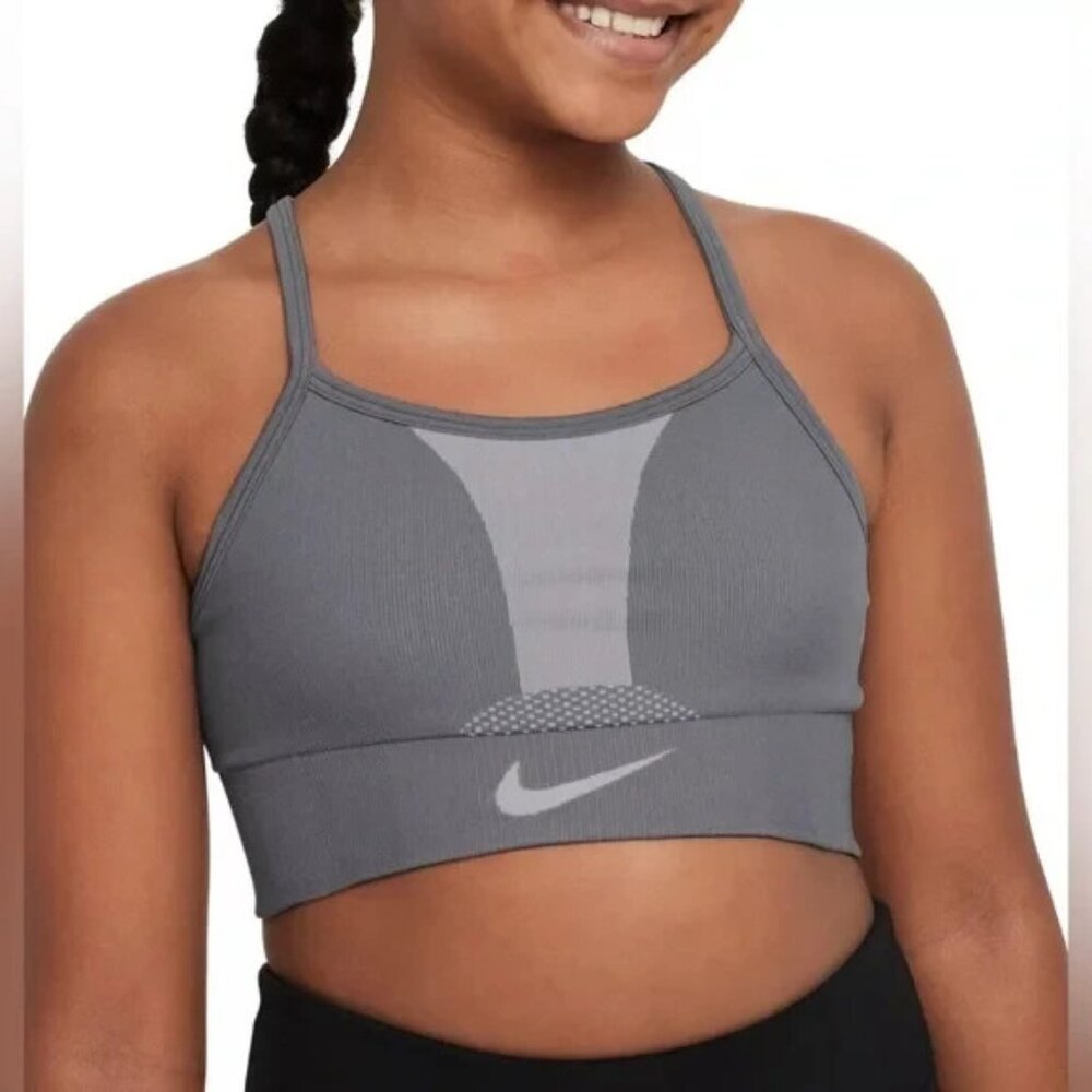 Nike Dri-FIT Indy Big Kids Girls Sports Bra
